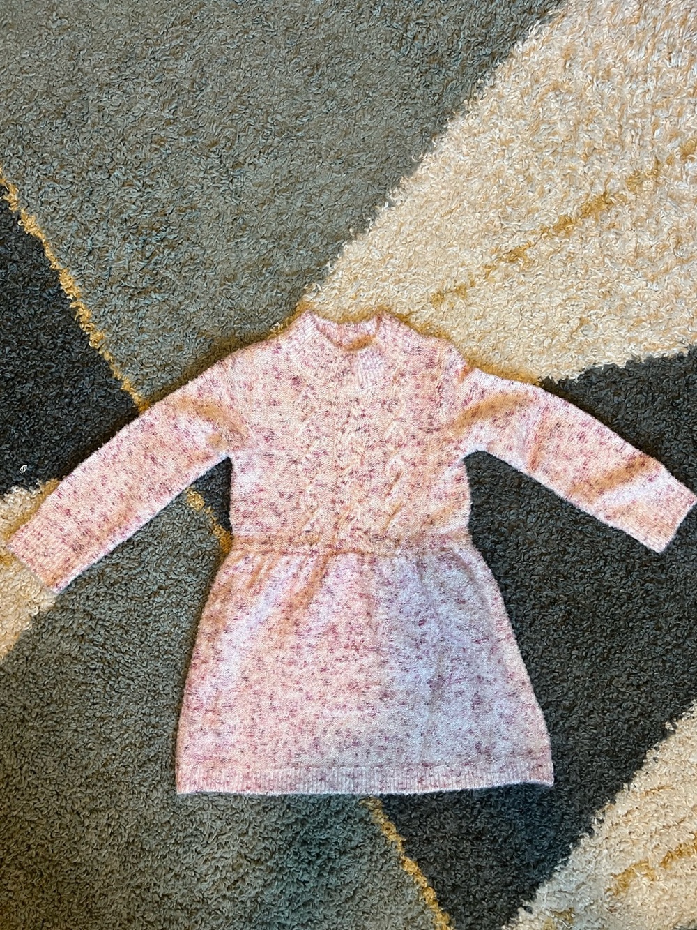 Oshkosh Toddler girls pink sweater dress